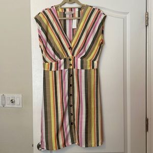Loft Striped summer dress